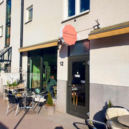 Linnea’s Café & Konditori – Fasadskylt