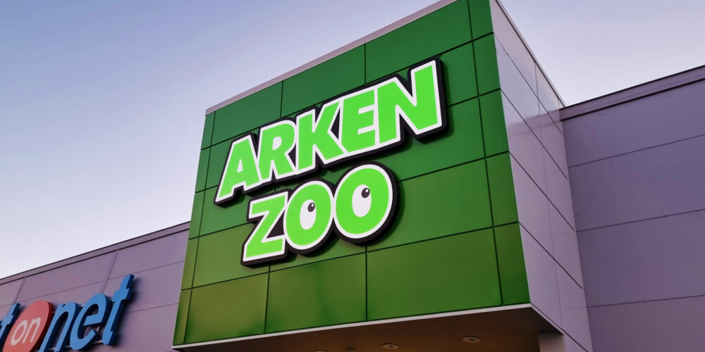 Arken Zoo - Fasadskylt