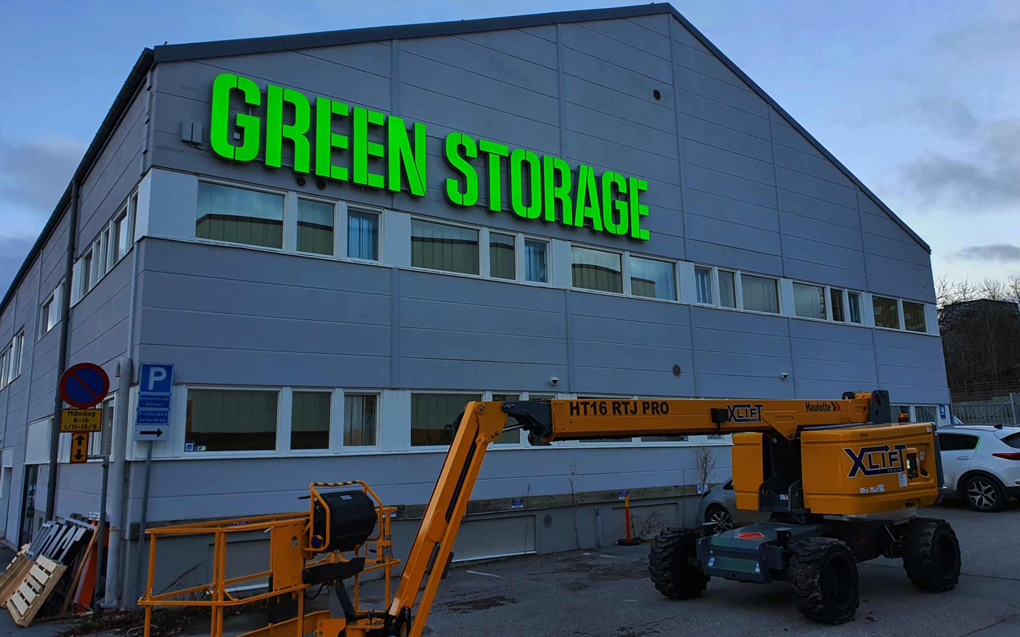 Green Storage - Omprofilering - EuroSign led skyltar